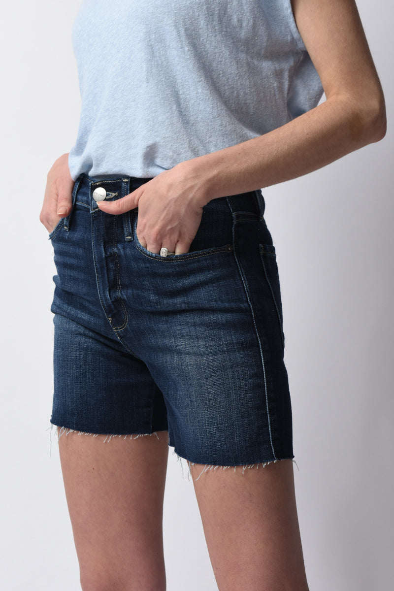 FRAME Le Tour Short Raw Edge Azuza