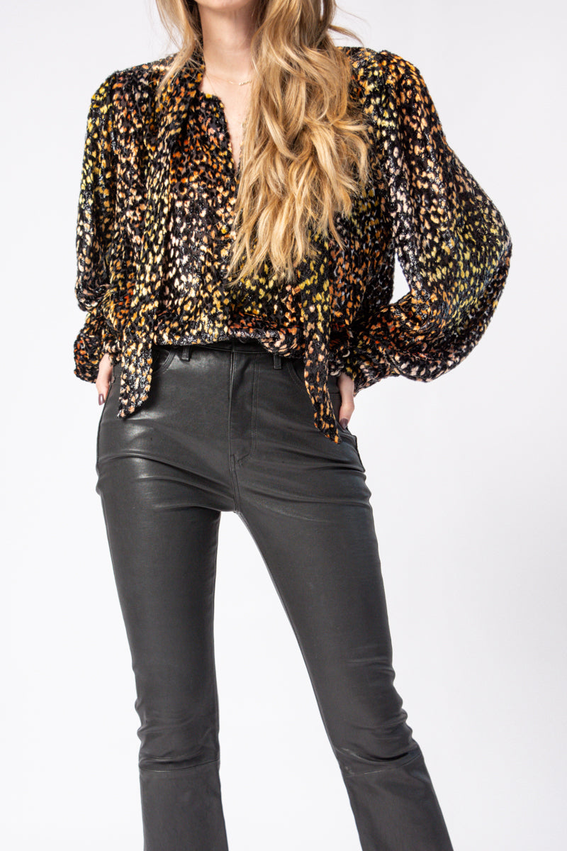 IRO Pouna Viscose and Silk Blouse in Multi