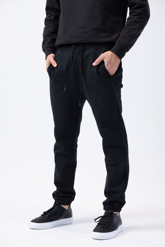 FRAME Service Sweats in Faded Noir