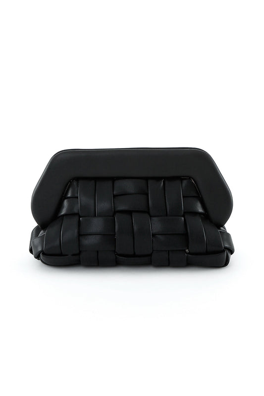 THEMOIRè Bios Woven Bag in Black