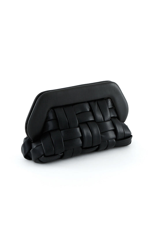 THEMOIRè Bios Woven Bag in Black