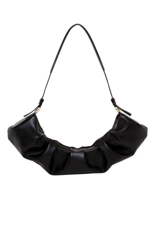 THEMOIRè Crisali Vegan Shoulder Bag in Black