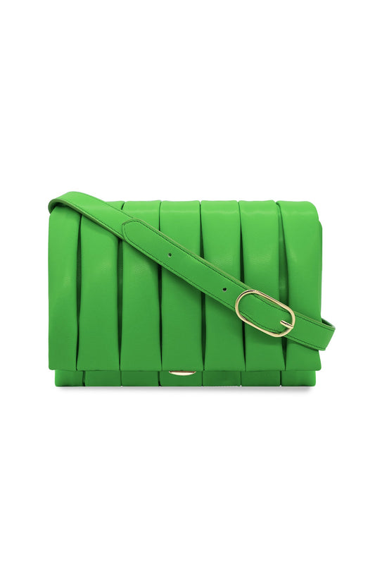 THEMOIRè Feronia Vegan Napa Bag in Mantis Green