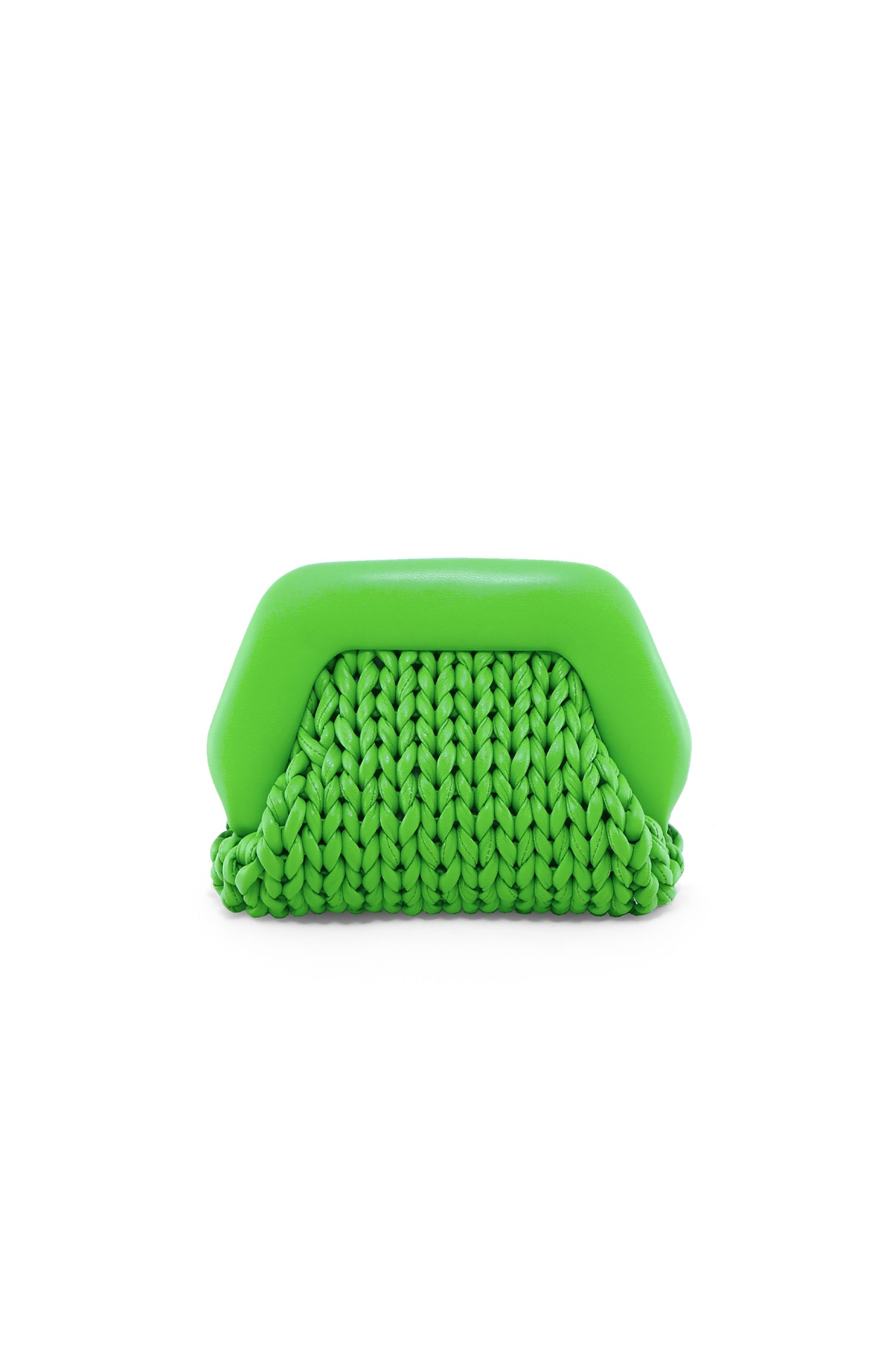 THEMOIRè Gea Knitted Bag in Mantis