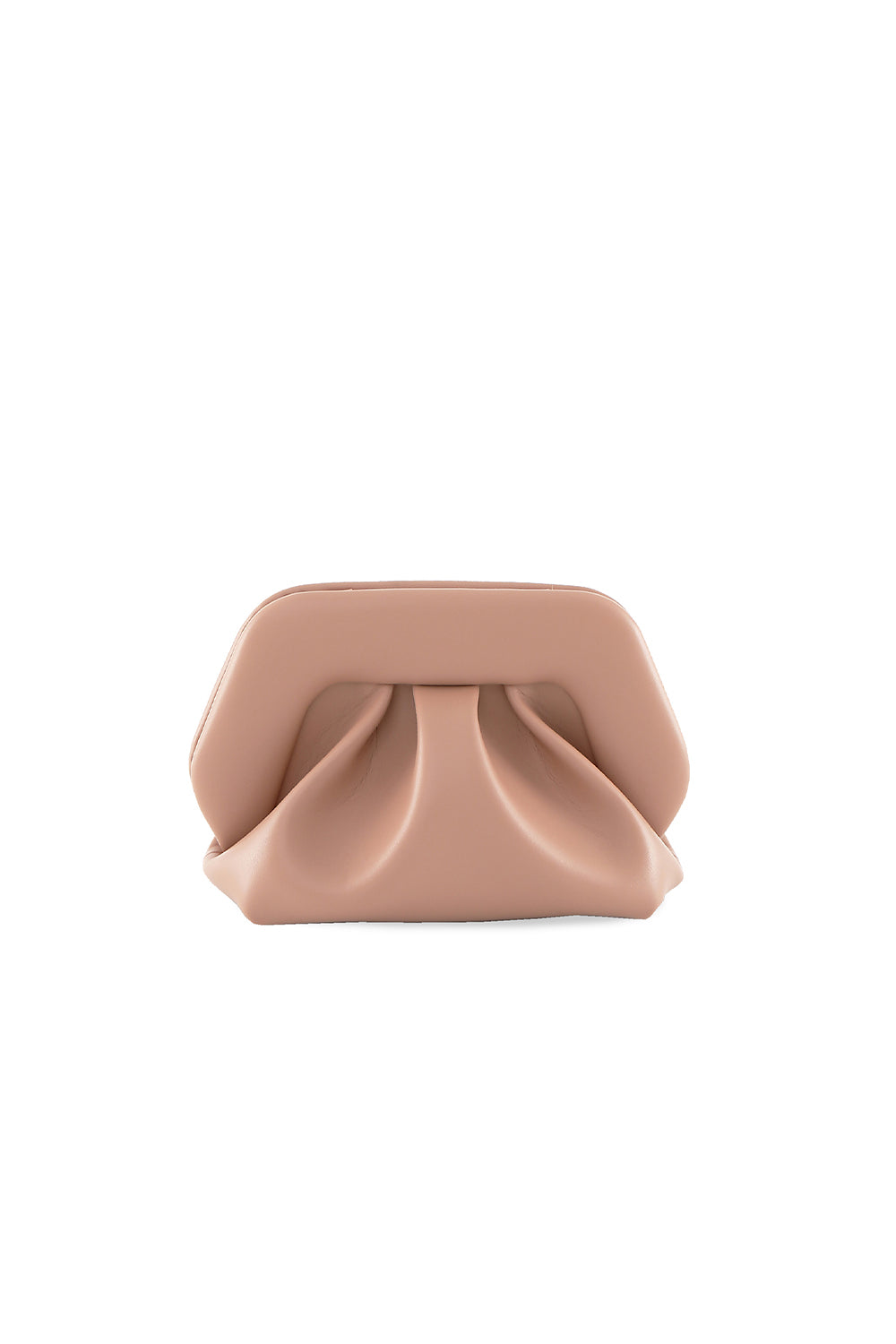 Gea Vegan Leather Clutch in Light Salmon