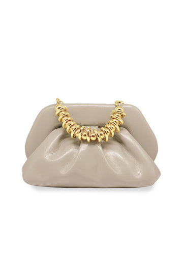 THEMOIRè Tia Shiny Bag in Wheat