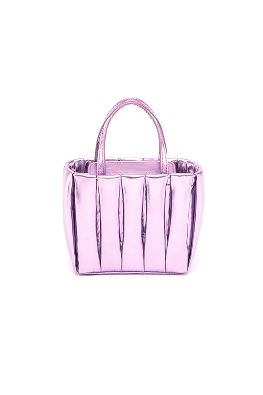 THEMOIRè Aria Laminated Bag in Lilac