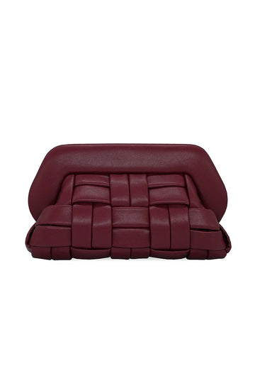 THEMOIRè Bios Woven Bag in Cabernet