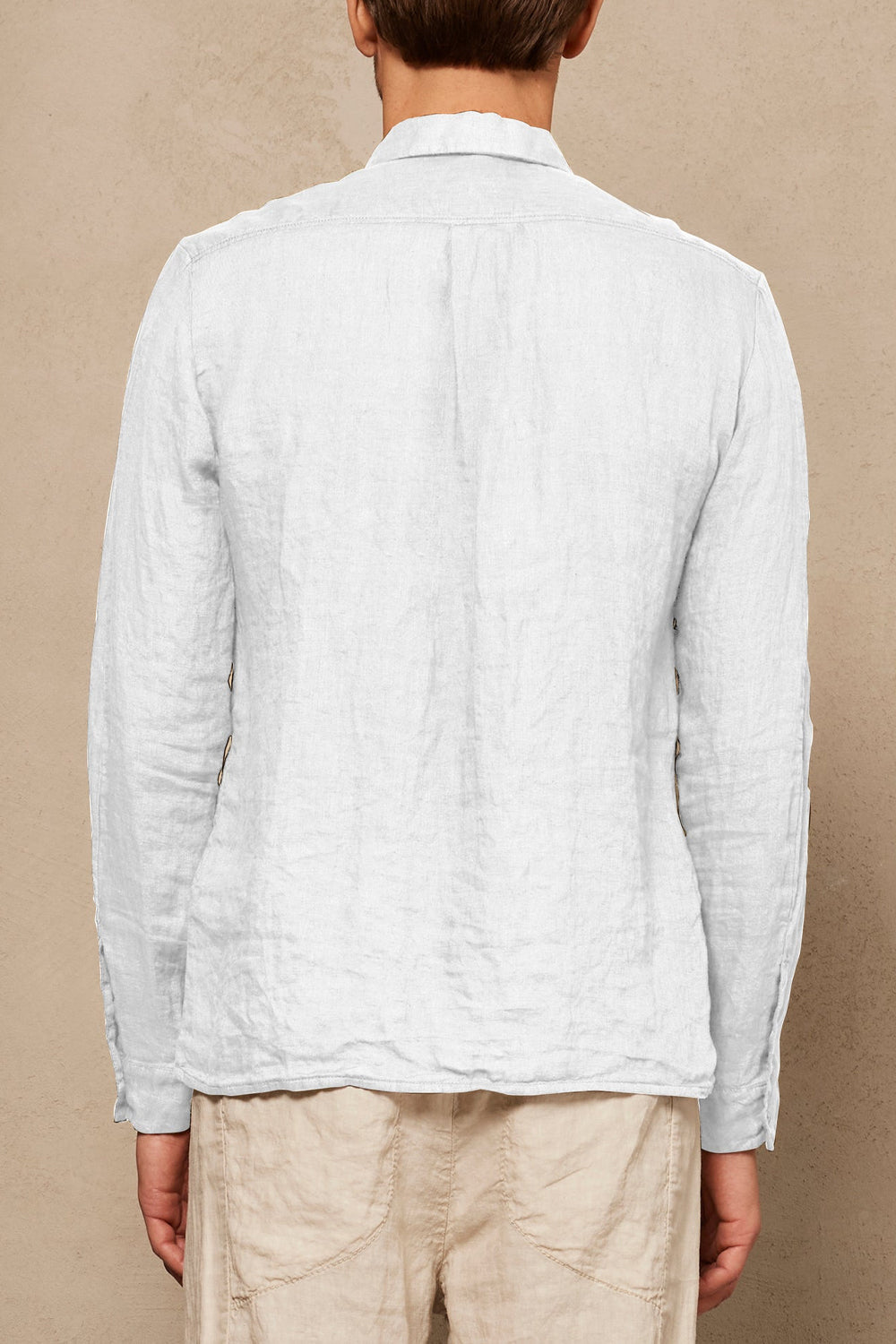 TRANSIT Button Down Shirt in Optical White