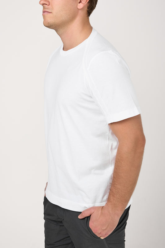 Cotton Jersey T-Shirt in Optical White