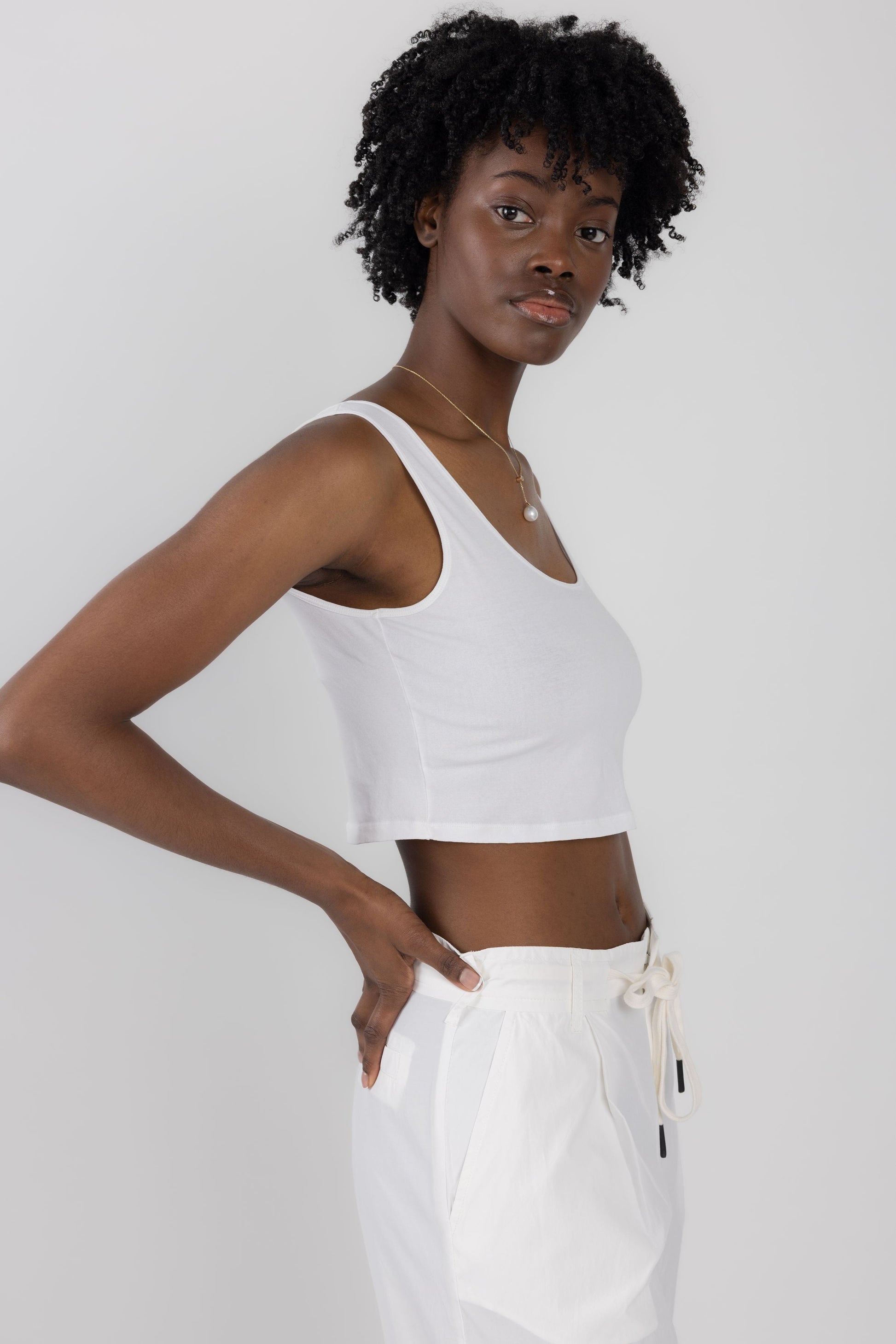 TRANSIT Simple Tank in White