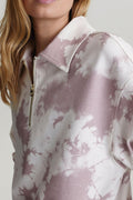 VARLEY Romero Sweat in Taupe Tie Dye
