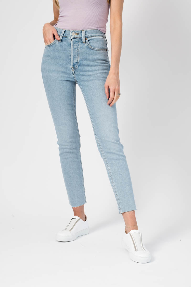 RE/DONE 90s Comfort Stretch Jean in Light 2