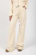 ANDREA YA'AQOV Flared Jersey Pant in Shell