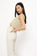 ATM Classic Cropped Boy Tee in Faded Moss