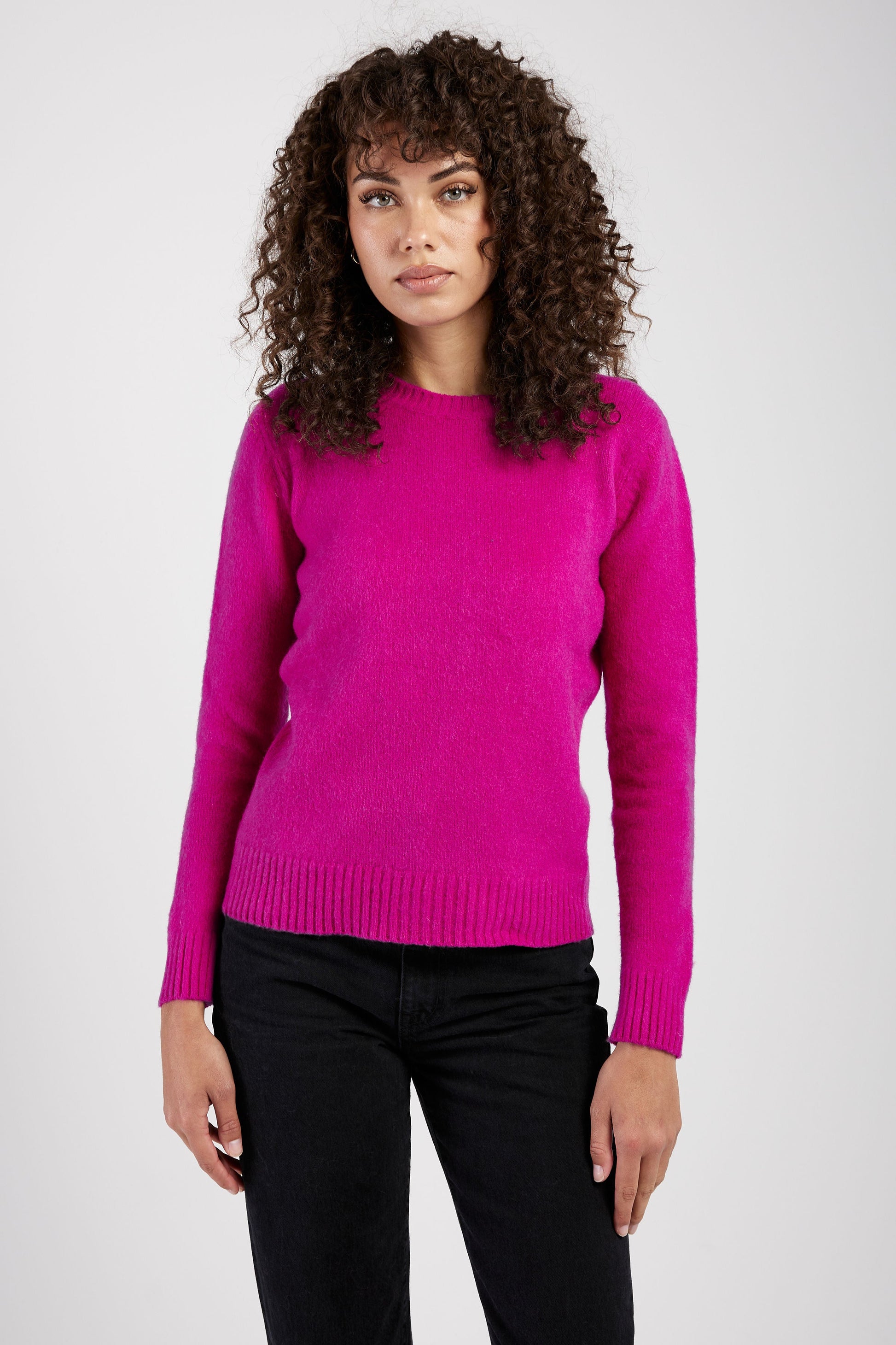 AVANT TOI Carded Pullover Sweater in Cherry