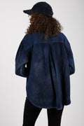 AVANT TOI Cashmere Wool Knit Shirt in Midnight