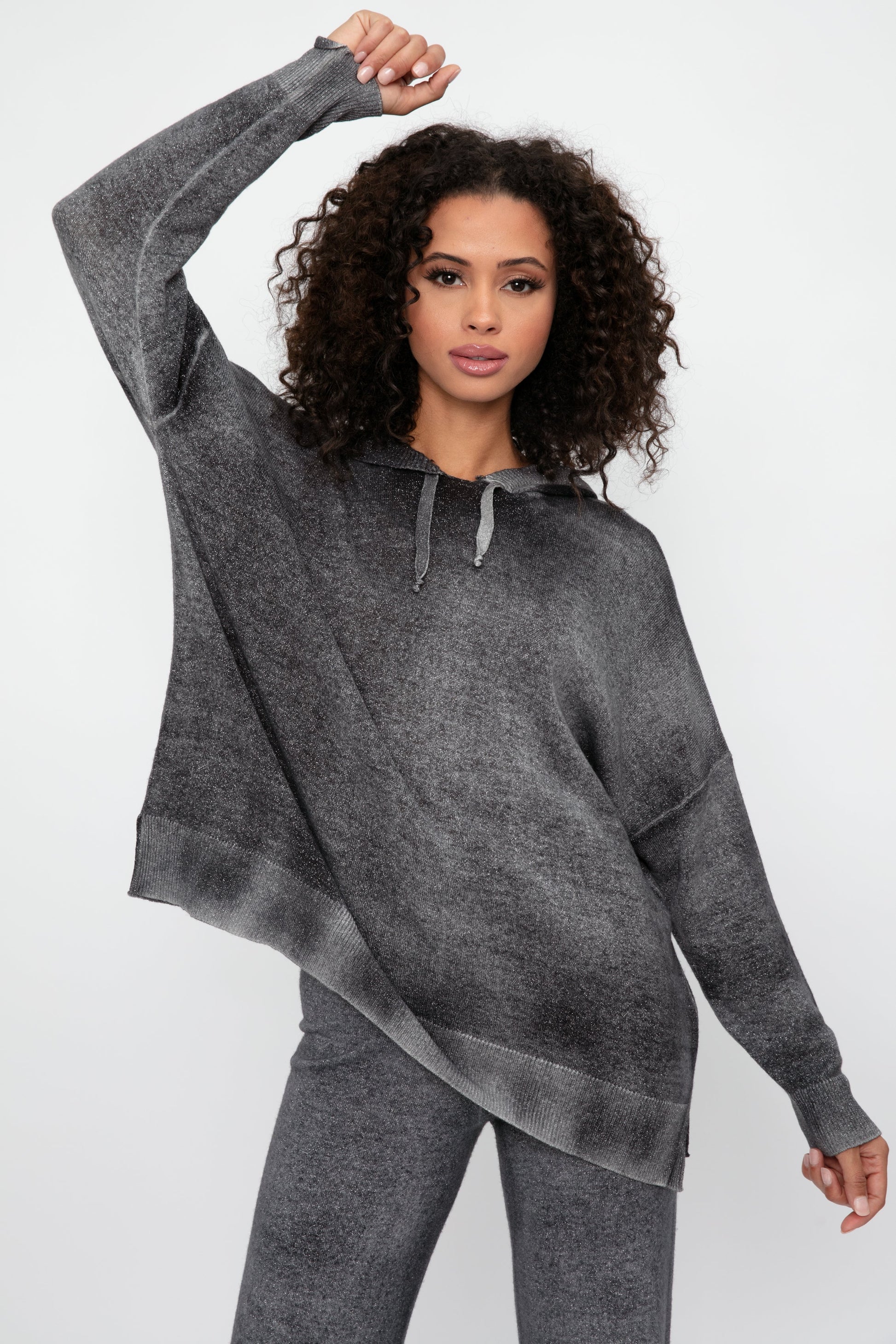 AVANT TOI Cashmere Hooded Pullover in Husky