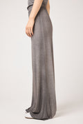 AVANT TOI Hand Painted Ribbed Palazzo Pant in Fango