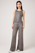 AVANT TOI Hand Painted Ribbed Tank Top in Fango