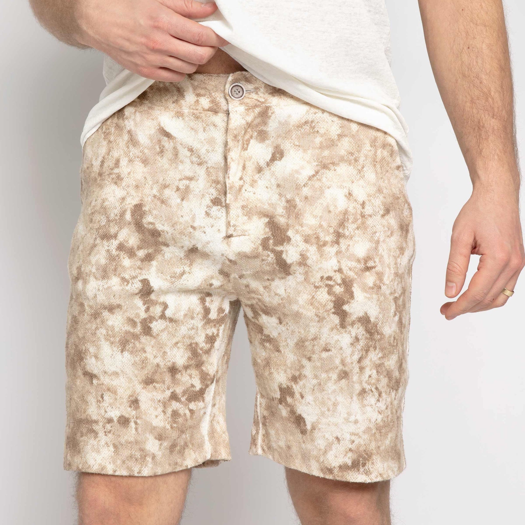 AVANT TOI Linen Short in Burro