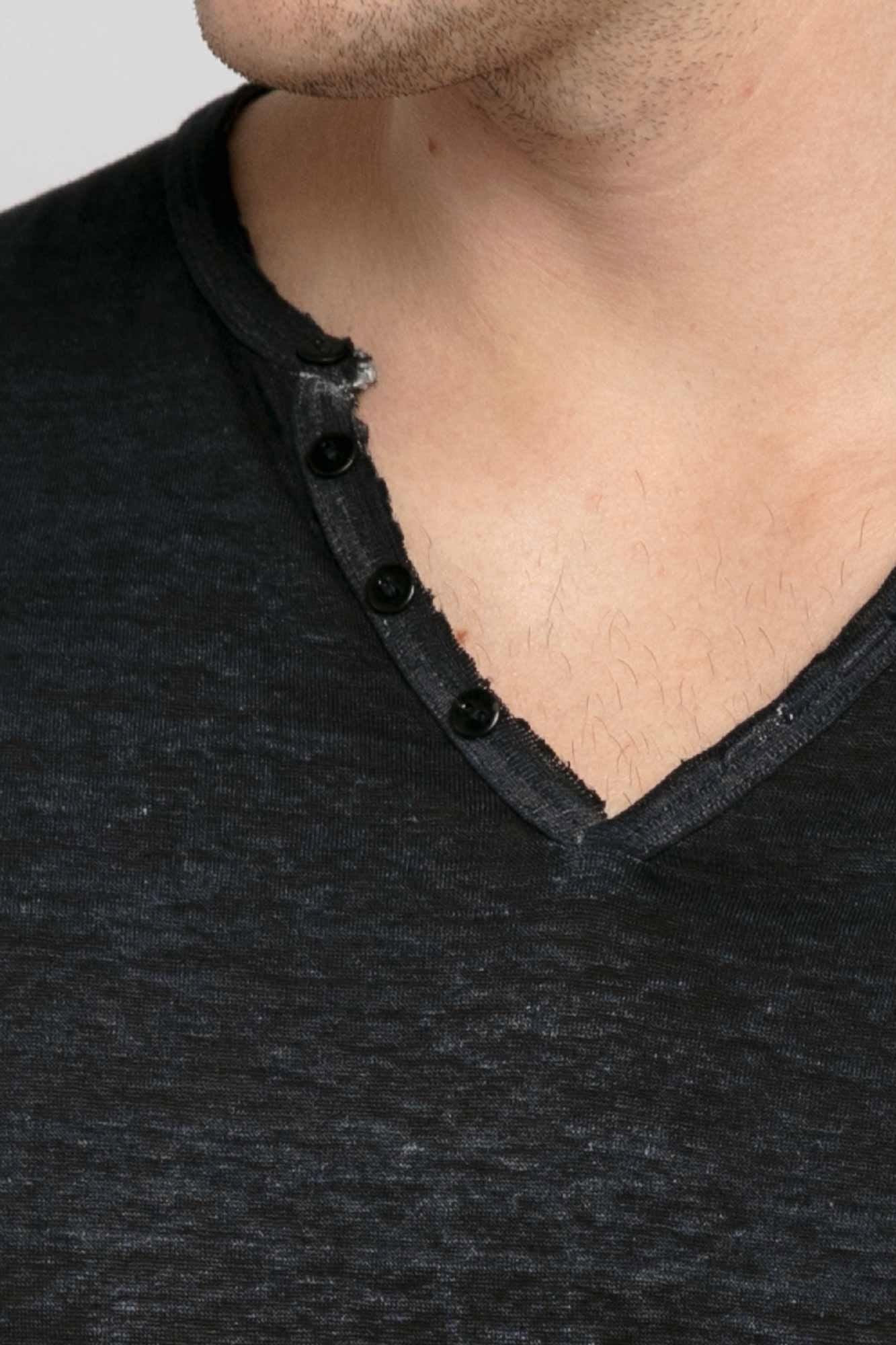 AVANT TOI Linen T-Shirt in Navy