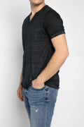 AVANT TOI Linen T-Shirt in Navy