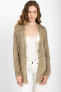 AVANT TOI Mouliné Cotton Cardigan in Zenzero