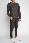 AVANT TOI Sweatshirt With Dirty Effect in Charcoal