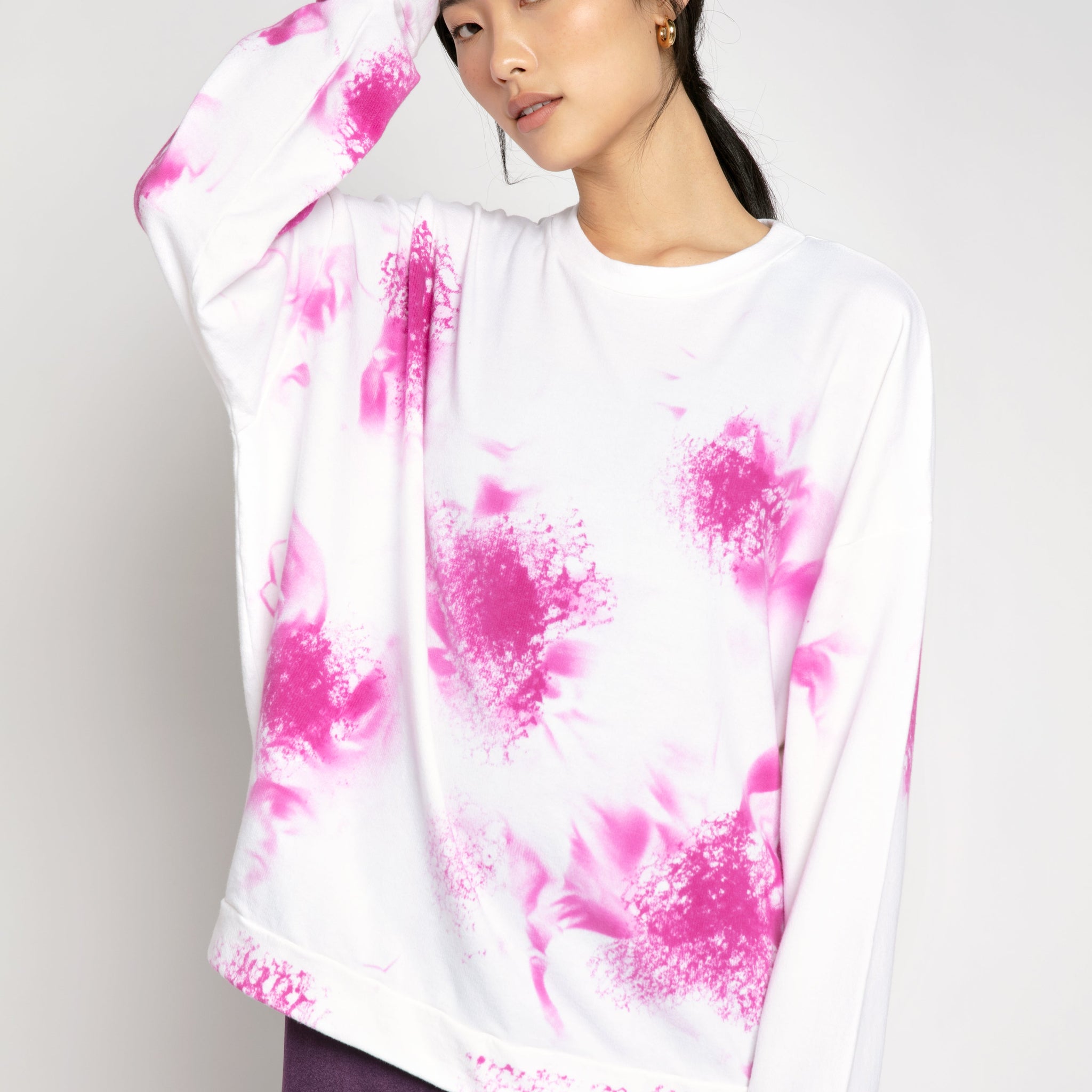 AVANT TOI Sweatshirt in Anemone