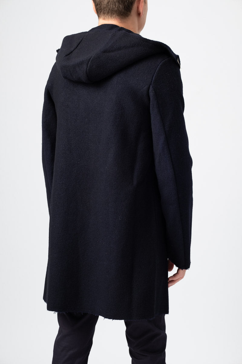 AVANT TOI Wool Coat in Navy Blue