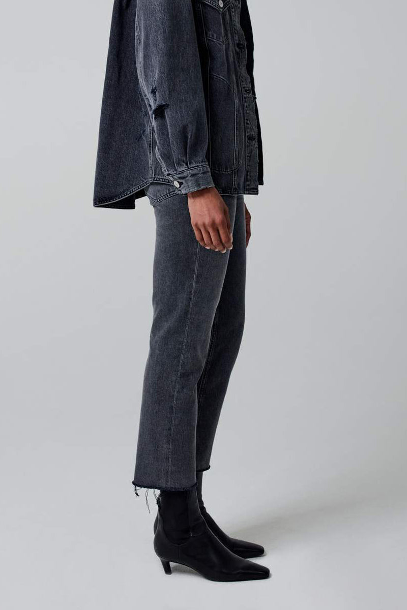 CITIZENS OF HUMANITY Daphne Crop High Rise Stovepipe Jean in Free Fall