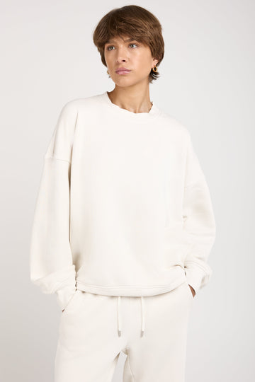 Boston Crewneck Sweatshirt in Vintage Bone