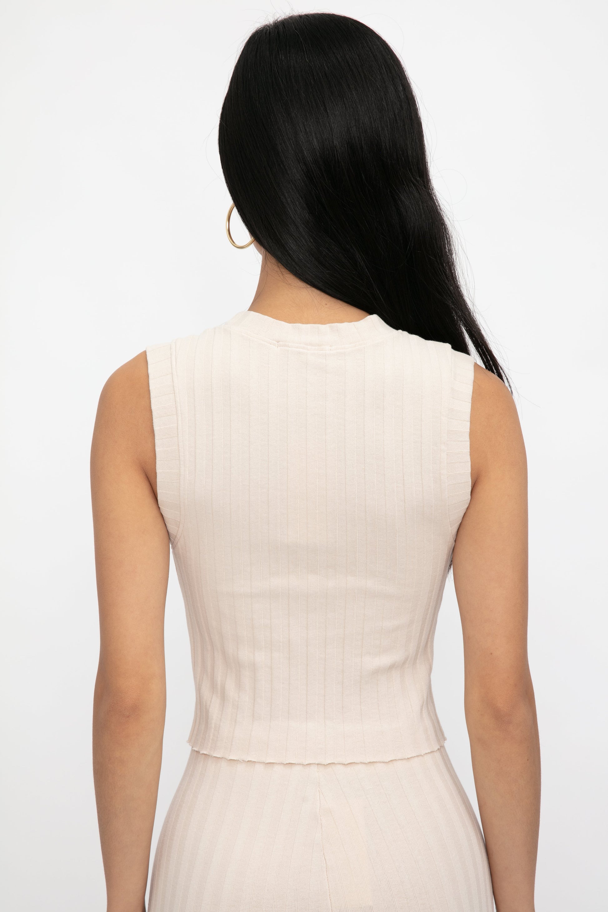 COTTON CITIZEN Capri Muscle Tank in Oatmeal