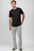 COTTON CITIZEN Classic Crewneck T-Shirt in Charcoal
