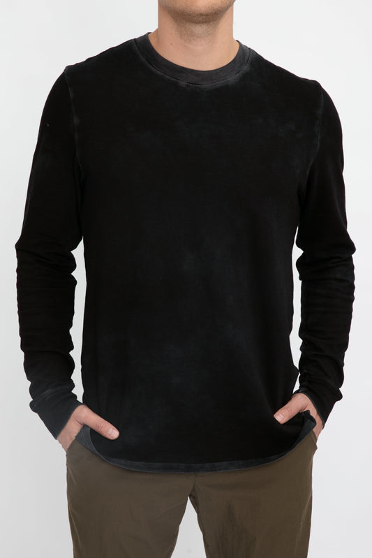 COTTON CITIZEN Presley Long Sleeve T-Shirt in Vintage Black