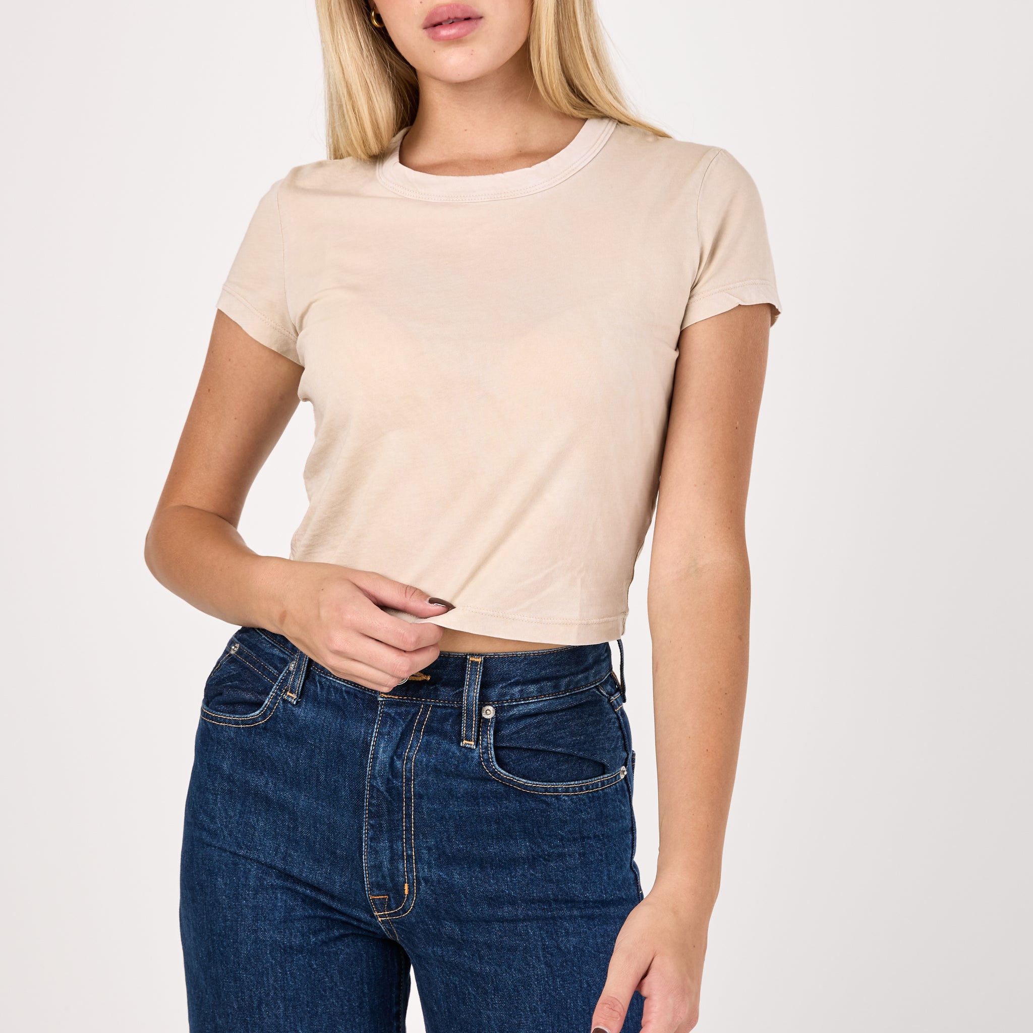 Standard Baby Tee in Vintage Oatmeal