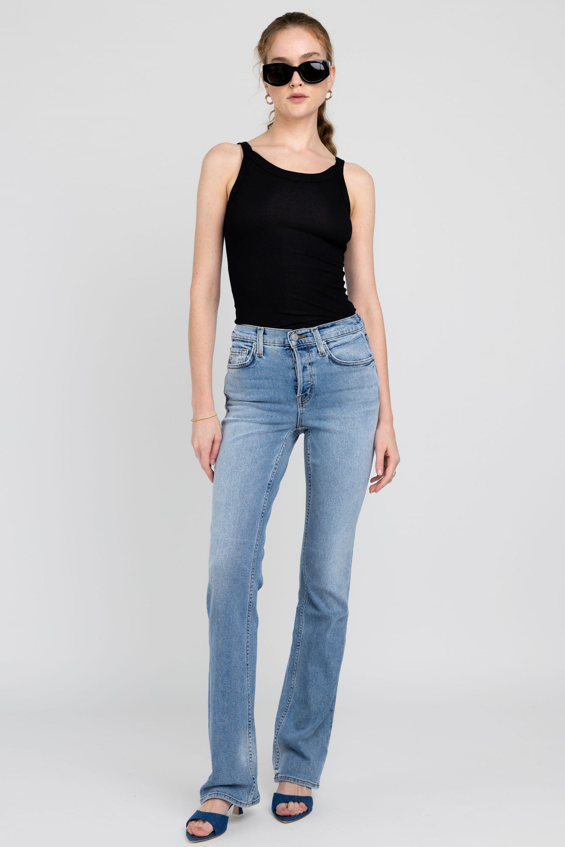 COTTON CITIZEN Verona Tank in Jet Black
