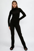 COTTON CITIZEN Verona Turtleneck in Jet Black