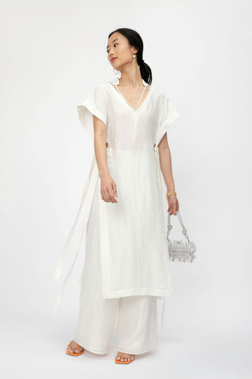 CULT GAIA Aston Tunic Top in Off White