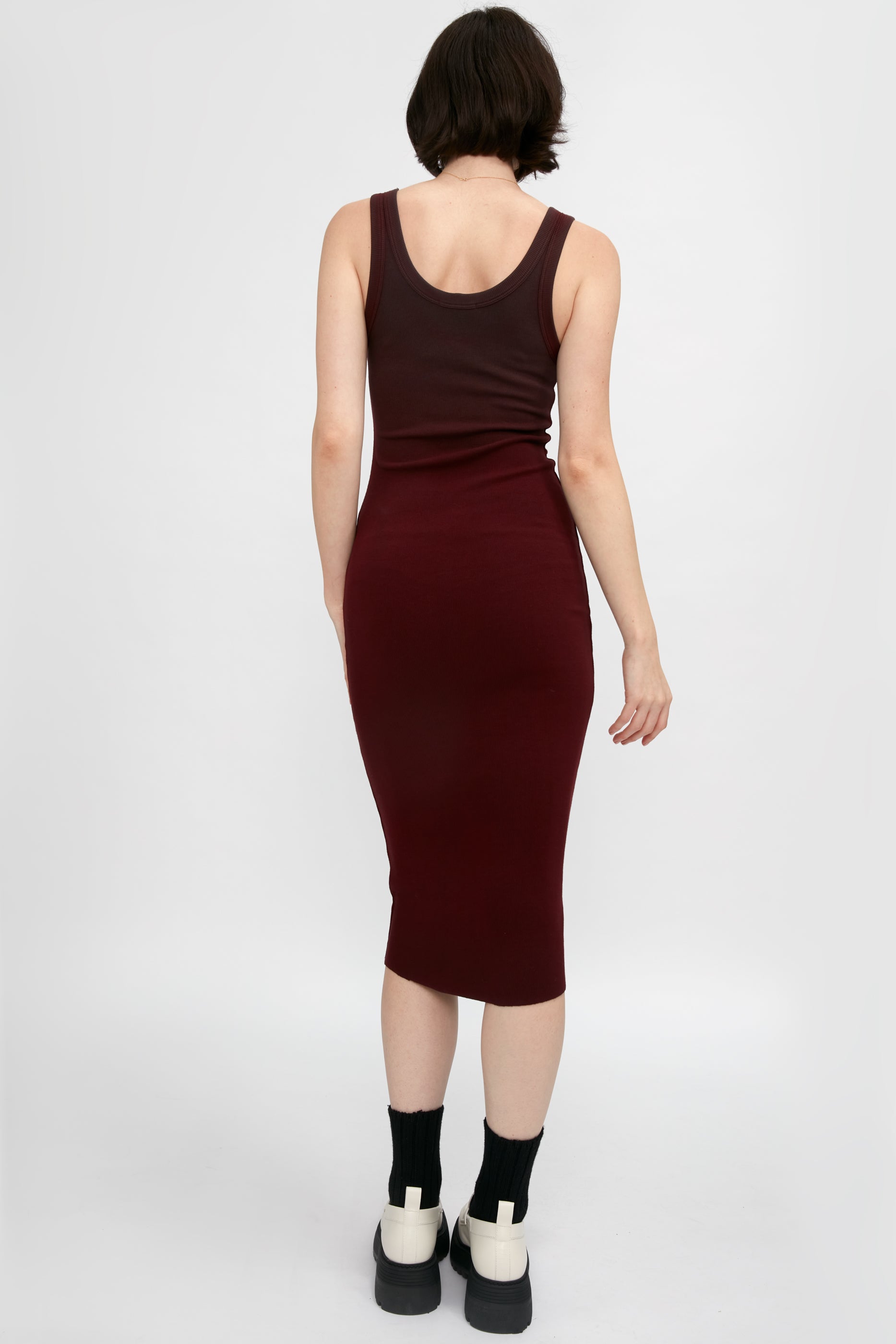 COTTON CITIZEN Verona Midi Dress in Eclipse Cast