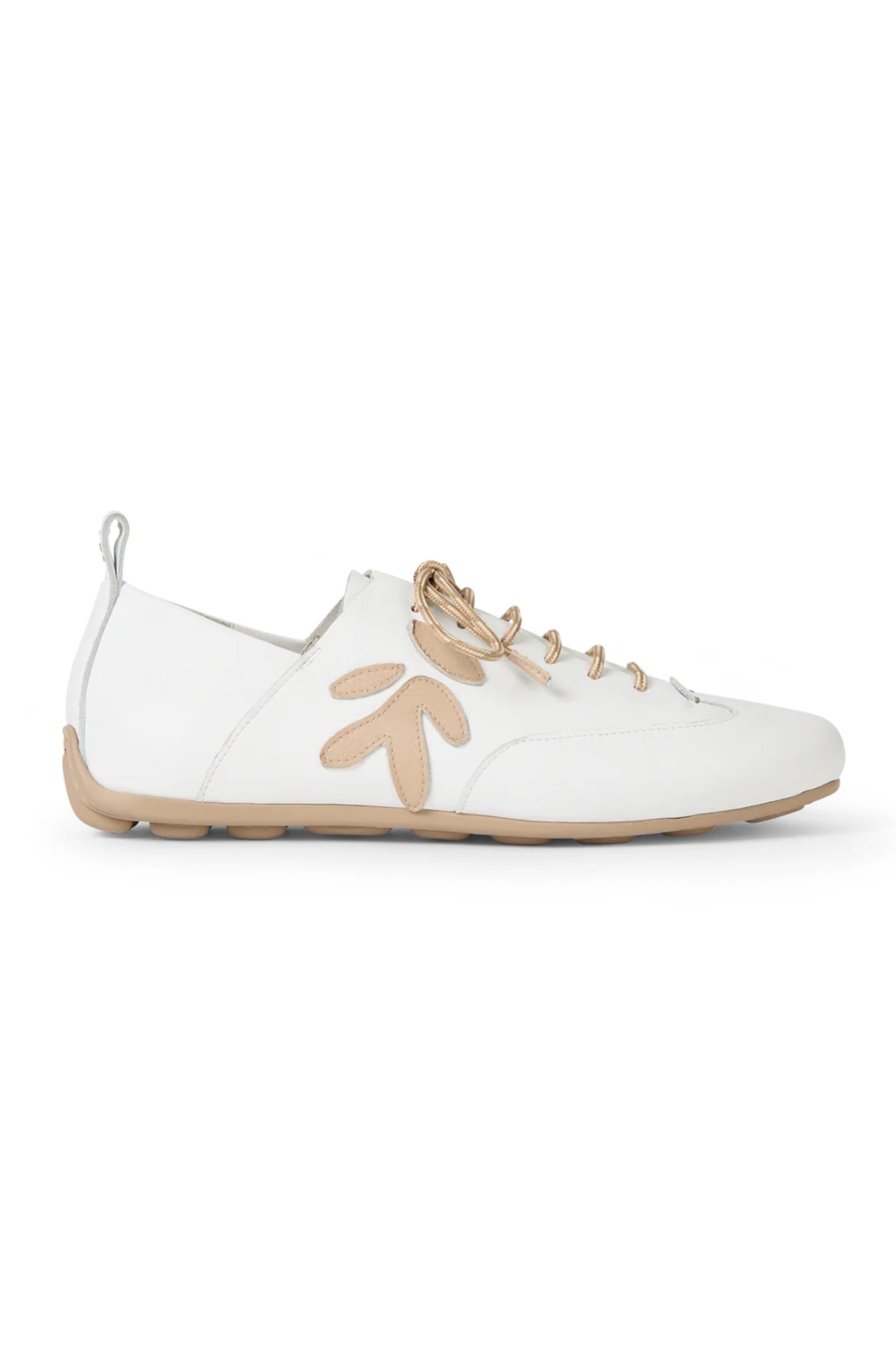 Bovine Mousse Leather City Sneaker in Bianco