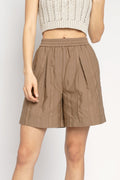 FABIANA FILIPPI Cotton Bermuda Short in Acorn