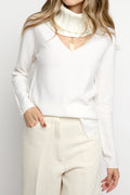 FABIANA FILIPPI Cashmere Blend Collar in Raffia