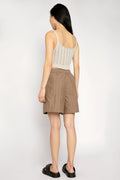 FABIANA FILIPPI Cotton Bermuda Short in Acorn