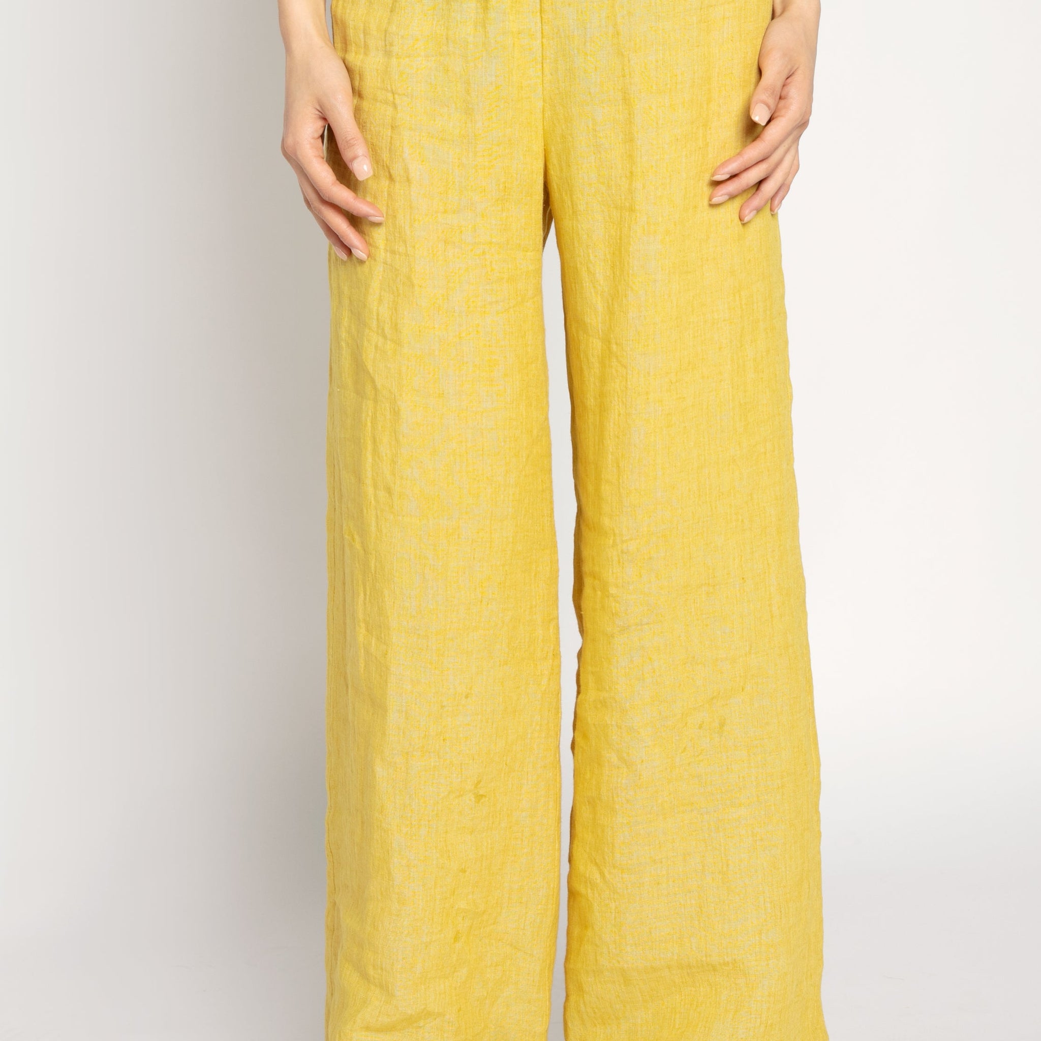 FABIANA FILIPPI Linen Pant in Saffron