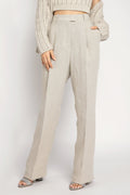 FABIANA FILIPPI Linen Trouser Pant in Dune