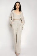 FABIANA FILIPPI Linen Trouser Pant in Dune