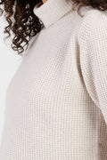 FABIANA FILIPPI Platinum and Mohair Sweater in Dune