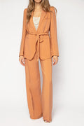 FORTE FORTE Cupro Twill Deconstructed Blazer in The